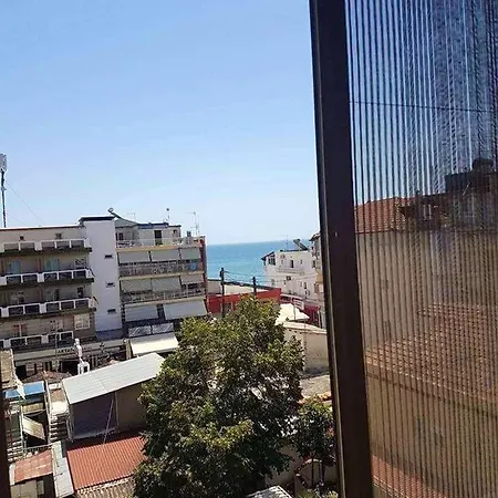 One Bedroom Appartement At Paralia 50 M Away From The Beach With Sea View Balcony And Wifi