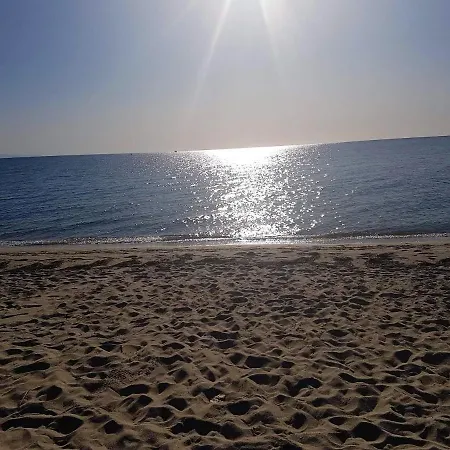 Daire One Bedroom Appartement At Paralia 50 M Away From The Beach With Sea View Balcony And Wifi